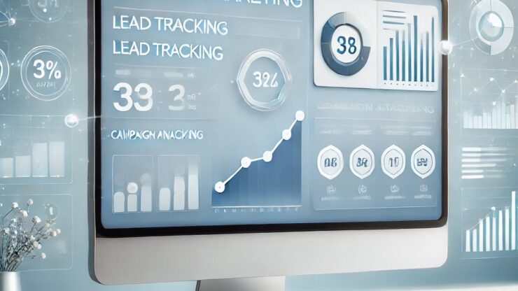 HighLevel CRM and marketing automation dashboard showing lead tracking, campaign analytics, and multi-channel communication features.